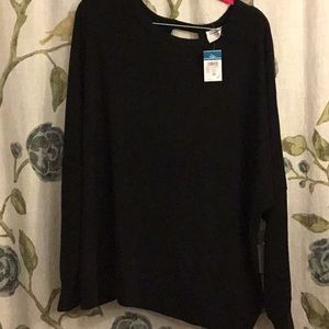 RUE 21 Womens cozy  collection black top